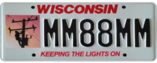 Keeping the Lights on License Plate